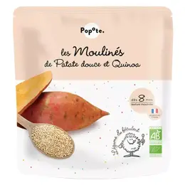 Popote les Moulinés Patate Douce Quinoa +8 mois Bio 180g