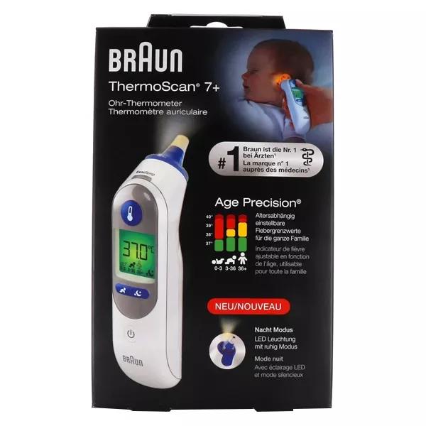 Braun Thermoscan 7+ Thermomètre Auriculaire IRT 6525WE