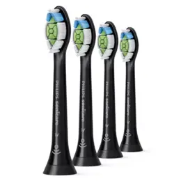 Philips Sonicare White Brushsync Têtes de Brosses Noires 4 unités