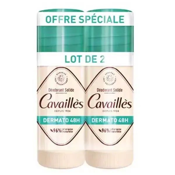 Rogé Cavaillès Deodorant Dermato 48h Stick 40ml x2