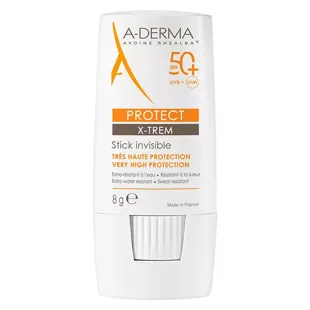 Aderma Protect X-Trem Protezione Solare Molto Alta SPF50+ Stick Invisibile 8g