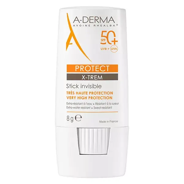 A-Derma Protect X-Trem Stick Invisible Très Haute Protection SPF50+ 8g