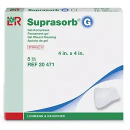 L&R Suprasorb G Pansement Hydrogel 5x6,5cm 5 Unités 