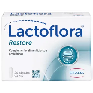 Lactoflora Probiótico Restore Equilibrio Intestinal 20 Cápsulas