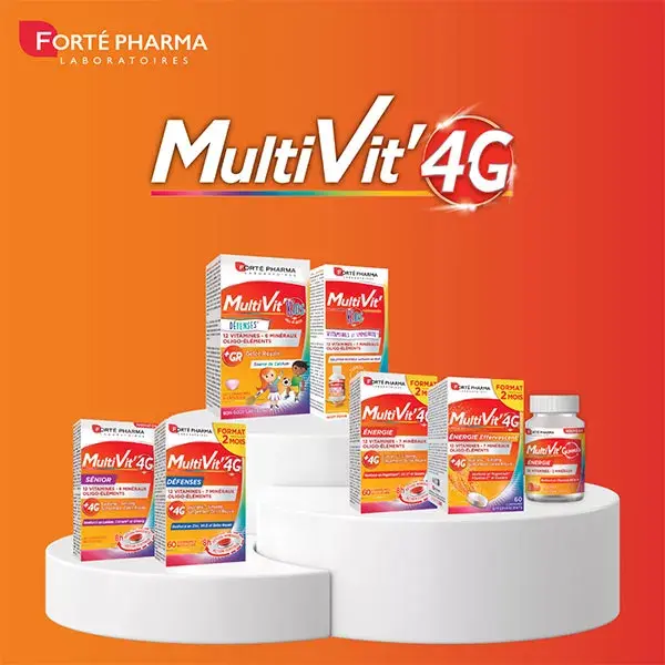 Forté Pharma Multivit' Kids Defensas 30 comprimidos masticables