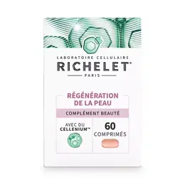 RICHELET Régénération de la Peau Complément Alimentaire, 60 Comprimés