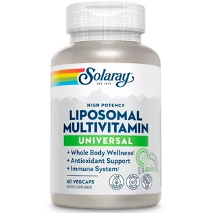 Solaray Liposomal Multivitamin Universal 60 Vegetable Capsules