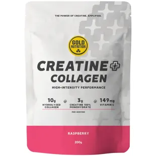 GoldNutrition Creatine + Collagen Raspberry 200 gr