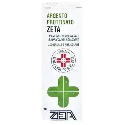 Argento Proteinato Zeta 1% Gocce Naali e Auricolari 10 ml