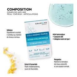 Granions Complexe Collagène Acide Hyaluronique & Coq10 60 comprimés