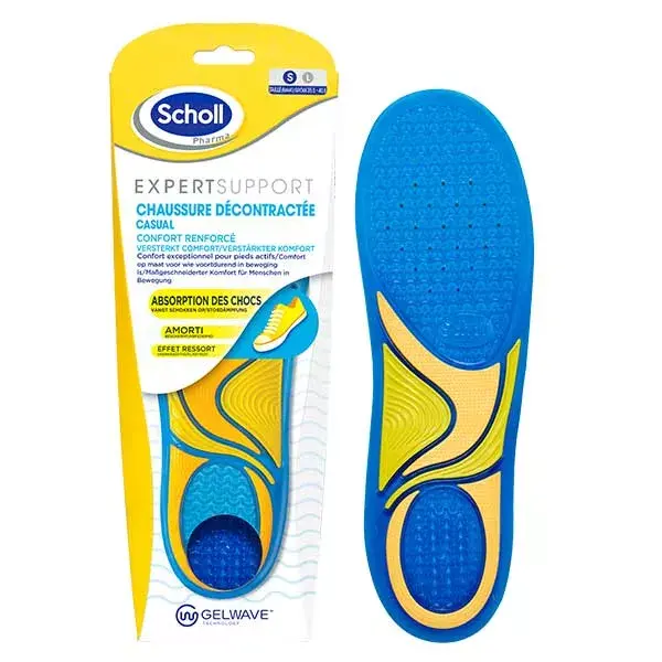 Scholl Expert Insoles Support Casual Shoes Size 35.5 to 40.5
