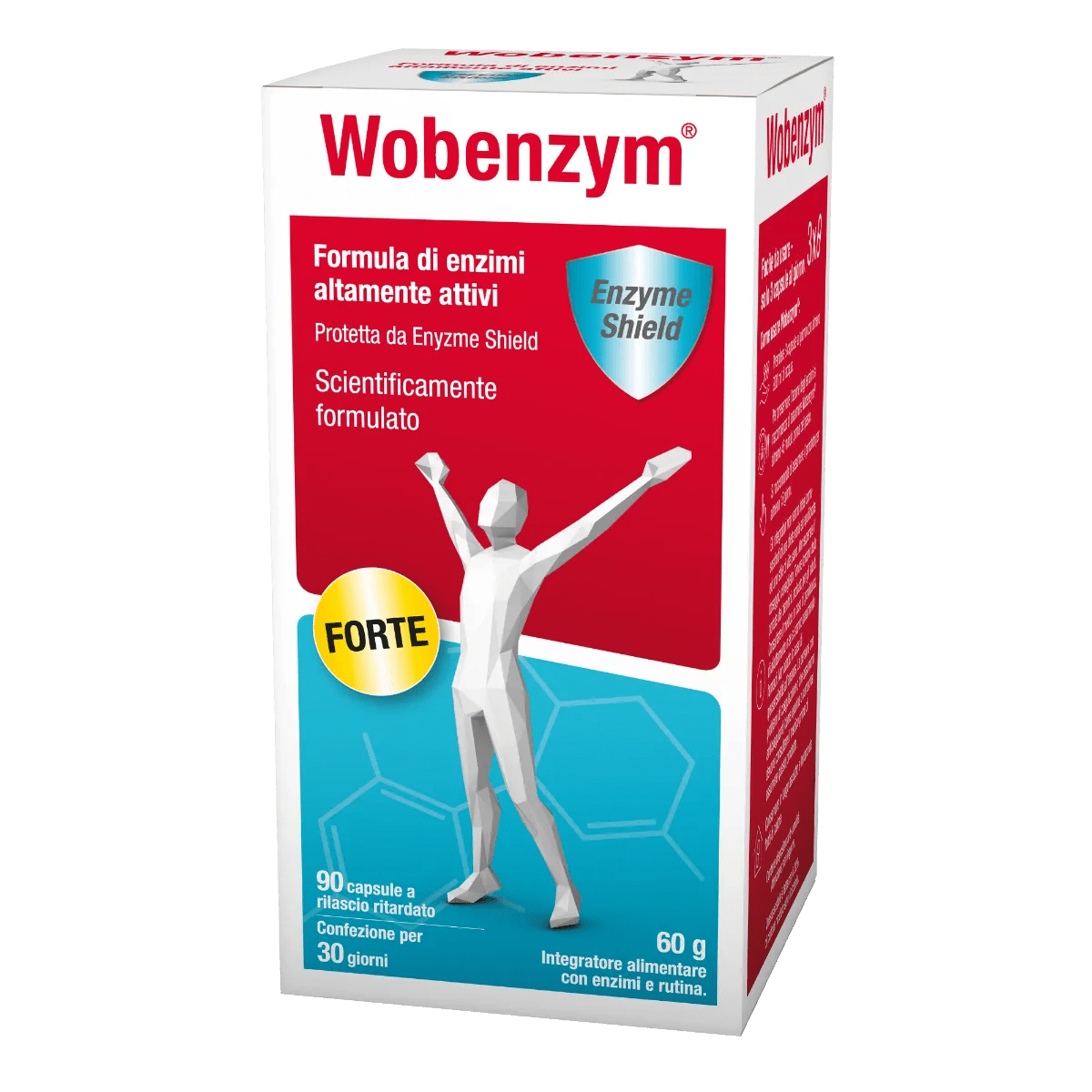 Wobenzym Forte Integratore per Infiammazioni e Dolori 90 Capsule