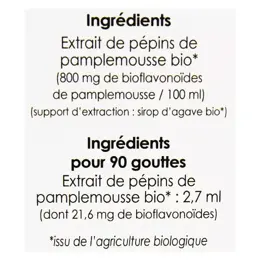 Nat & Form Bio Extrait de Pépins de Pamplemousse Bio 50ml