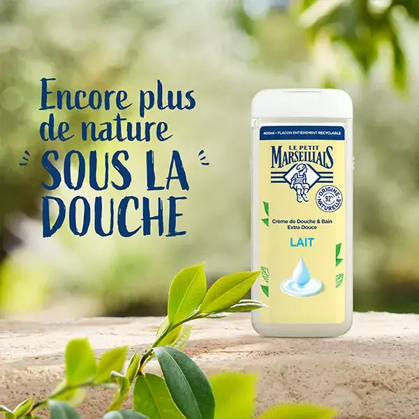Le Petit Marseillais Gel Douche Extra Doux Lait 400ml