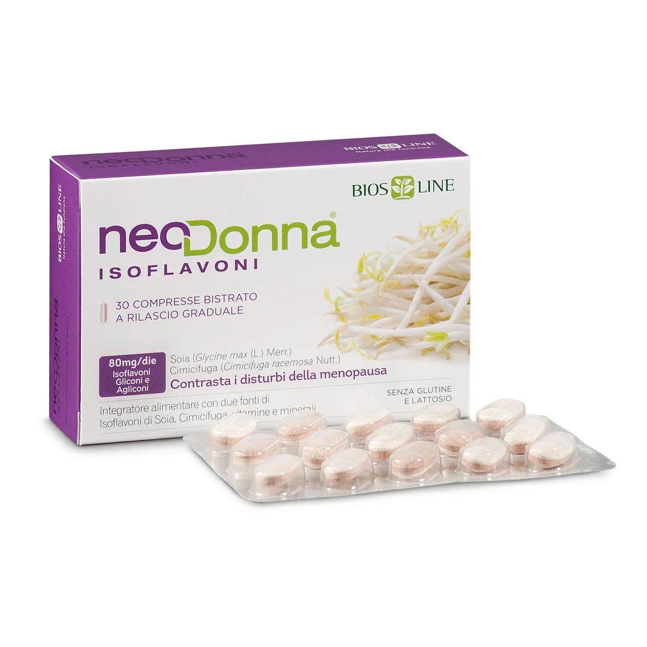 Neodonna Isoflavoni Integratore Per La Menopausa 60 Compresse