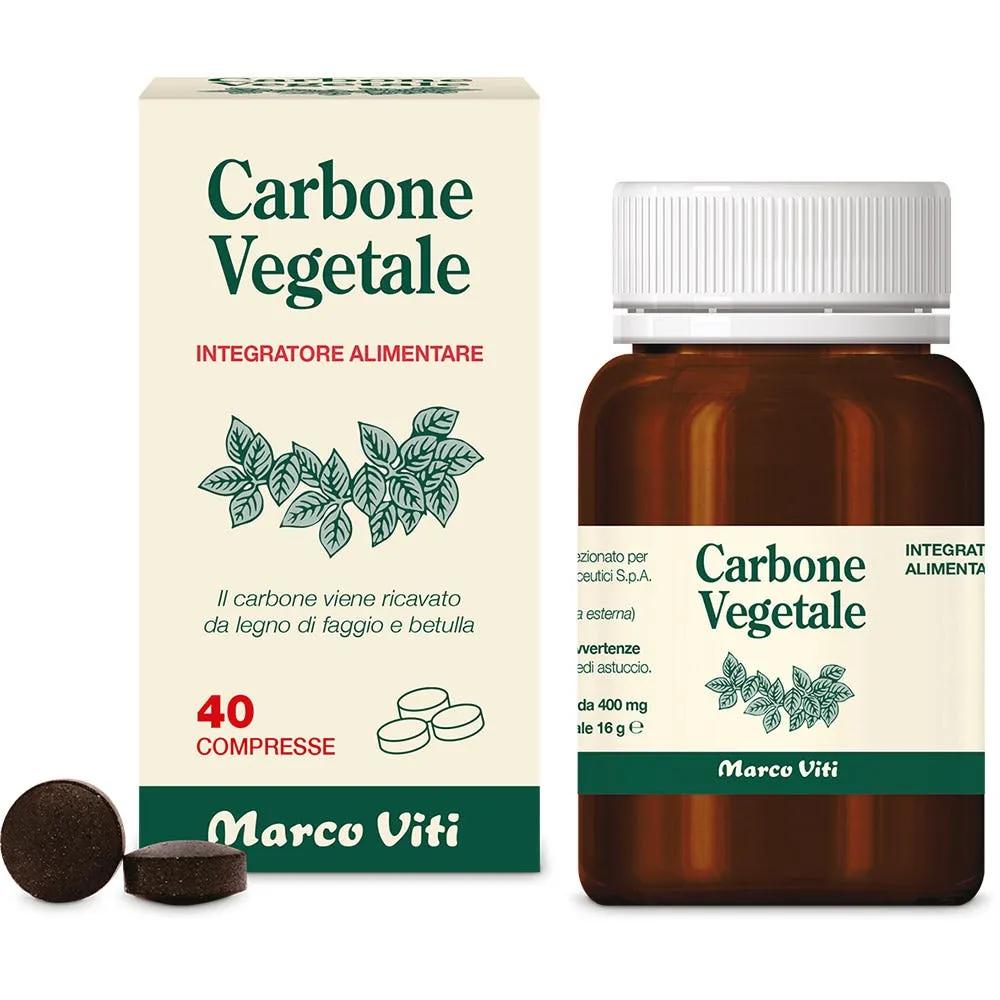 Marco Viti Carbone Vegetale Integratore Intestinale 40 Compresse