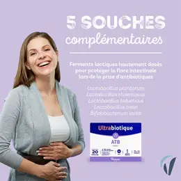 Vitavea Ultrabiotique ATB Protect Flore Intestinale 10 gélules végétales