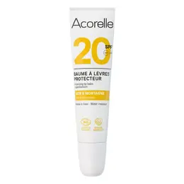 Acorelle Nature Sun Baume à Lèvres Protecteur Spf20 Bio 10ml