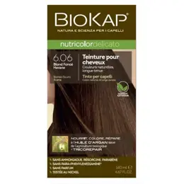 Biokap Nutricolor Delicato Teinture pour Cheveux 6.06 Blond Foncé Havane 140ml