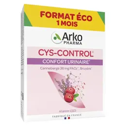 Arkopharma Cys-Control Confort Urinaire Canneberge 60 gélules