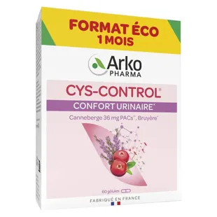 Arkopharma Cys Control Integratore Alimentare a base di Mirtillo rosso e Radica 60 capsule