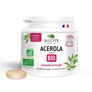 Biocyte Acérola 1100mg Bio 20 compresse masticabili