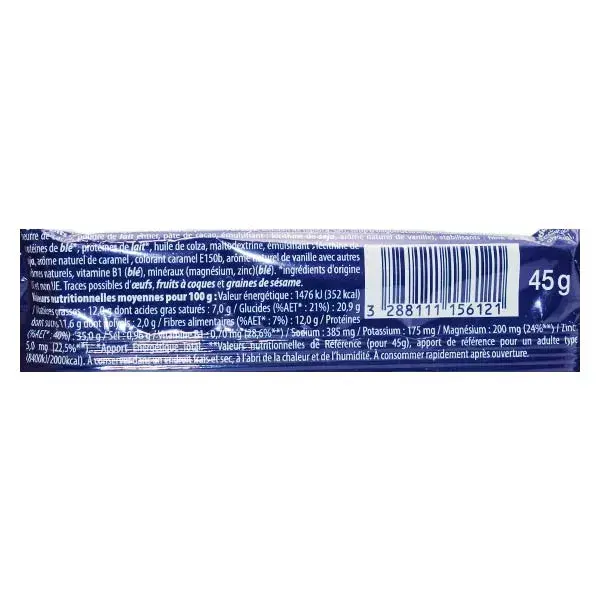 Apurna Barre Hyperprotéinée Crunchy Caramel 45g