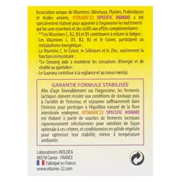 Ineldea Vitamin 22 Specific Homme 60 gélules