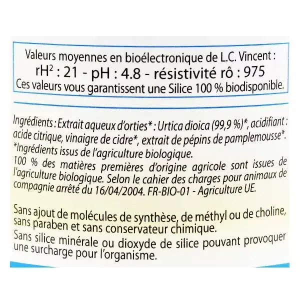 Biofloral Animaux Ortie Silice 500ml