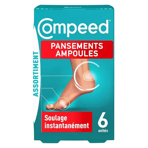 Compeed® - Assortiment Pansements Ampoules x6
