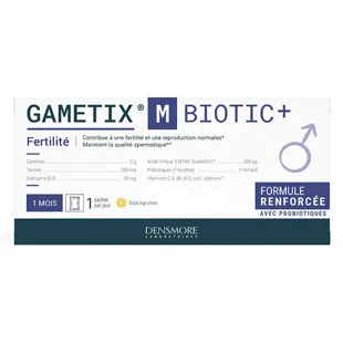 Gametix M Biotic+ - Fertilità - Formula potenziata con probiotici - 30 bustine