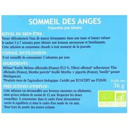 Mes Secrets d'Herboriste Infusion Sommeil des Anges Bio 20 sachets