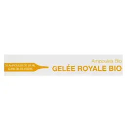 Nat & Form Ampoules Gelée Royale Bio 20 unités