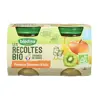 Blédina Les Récoltes Bio Pot Compote Pommes Bananes Kiwi +6m 2 x 130g