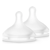 Suavinex Physiologischer Nippel Flow S Silikon +0m 2 Stk