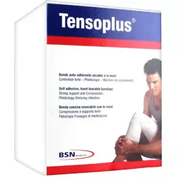 BSN Médical TensoPlus Bande Cohésive Blanche 10cm x 3m