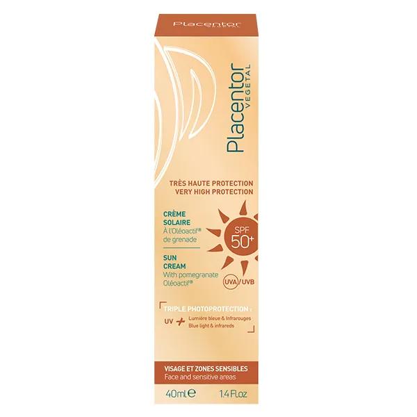 Placentor Crema Solar Muy Alta Protección SPF50+ 40ml