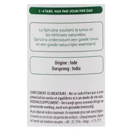 Be-Life Spiruline 500 Bio 200 comprimés