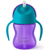 Copo Philips Avent com palha e alças +6m 210 ml roxo