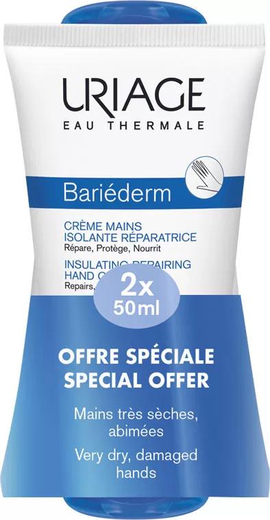 Uriage Bariederm Creme Barrera Mãos 2x50 ml