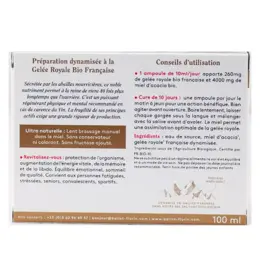 Ballot-Flurin Santé Préparation Dynamisée Gelée Royale 100% Française Bio 10 ampoules