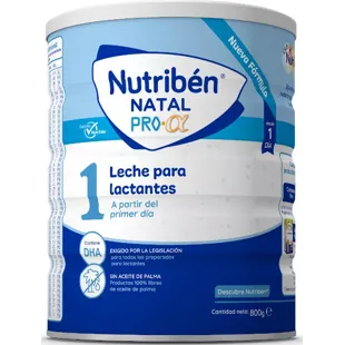 Nutribén Natal ProAlfa 1 Leche de Inicio 800 gr