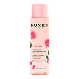 Nuxe Very Rose Eau micellaire apaisante 3-en-1 visage et yeux 400ml