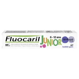 Fluocaril Junior 6-12 ans Dentifrice Gel Bubble 75ml