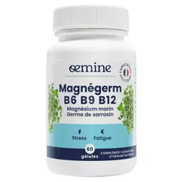 Oemine Magnégerm B6 B9 B12 Magnésium Marin Stress et Fatigue 60 gélules