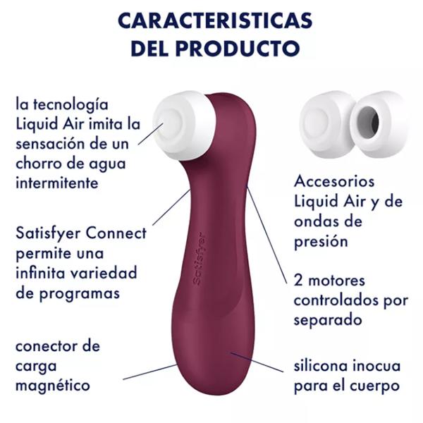 Satisfyer Pro 2 Generatie 3 Connect-app Wijnrood