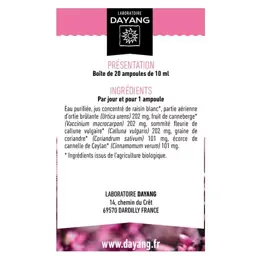 Dayang Complexe Confort Urinaire Bio 20 ampoules