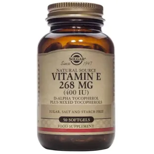 Solgar vitamin E 400 IU 268 mg 50 c