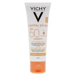 Vichy Capital Soleil Crème Solaire Visage Teintée Anti-Taches 3 en 1 SPF50 50ml