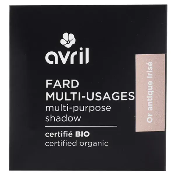 Avril Yeux Fard Multi-Usages Or Antique Irisé Bio 2,5g